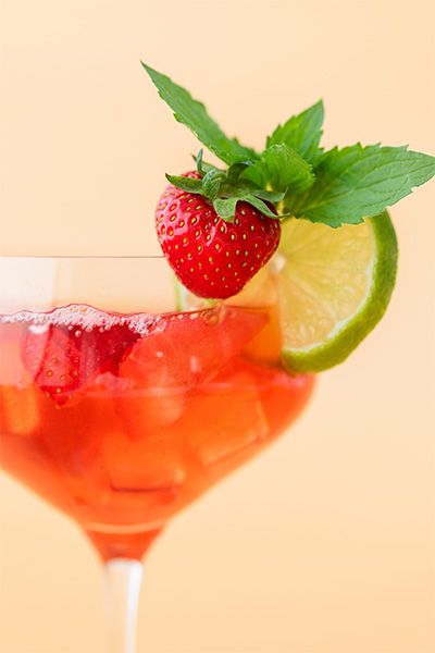Erdbeer-Limetten-Spritz
