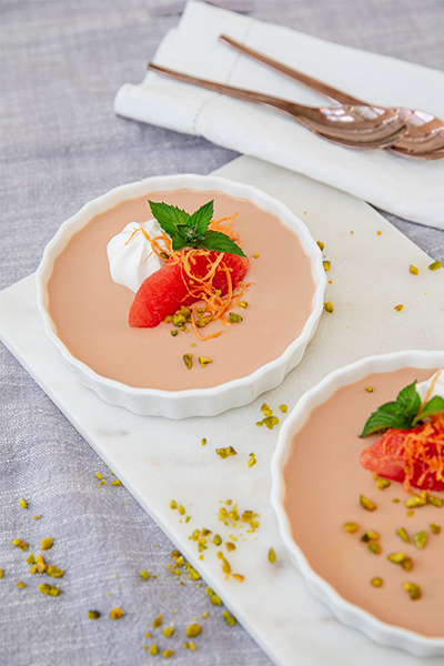 Grapefruit-Panna Cotta