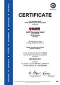 Certificat ISO 50001:2018
